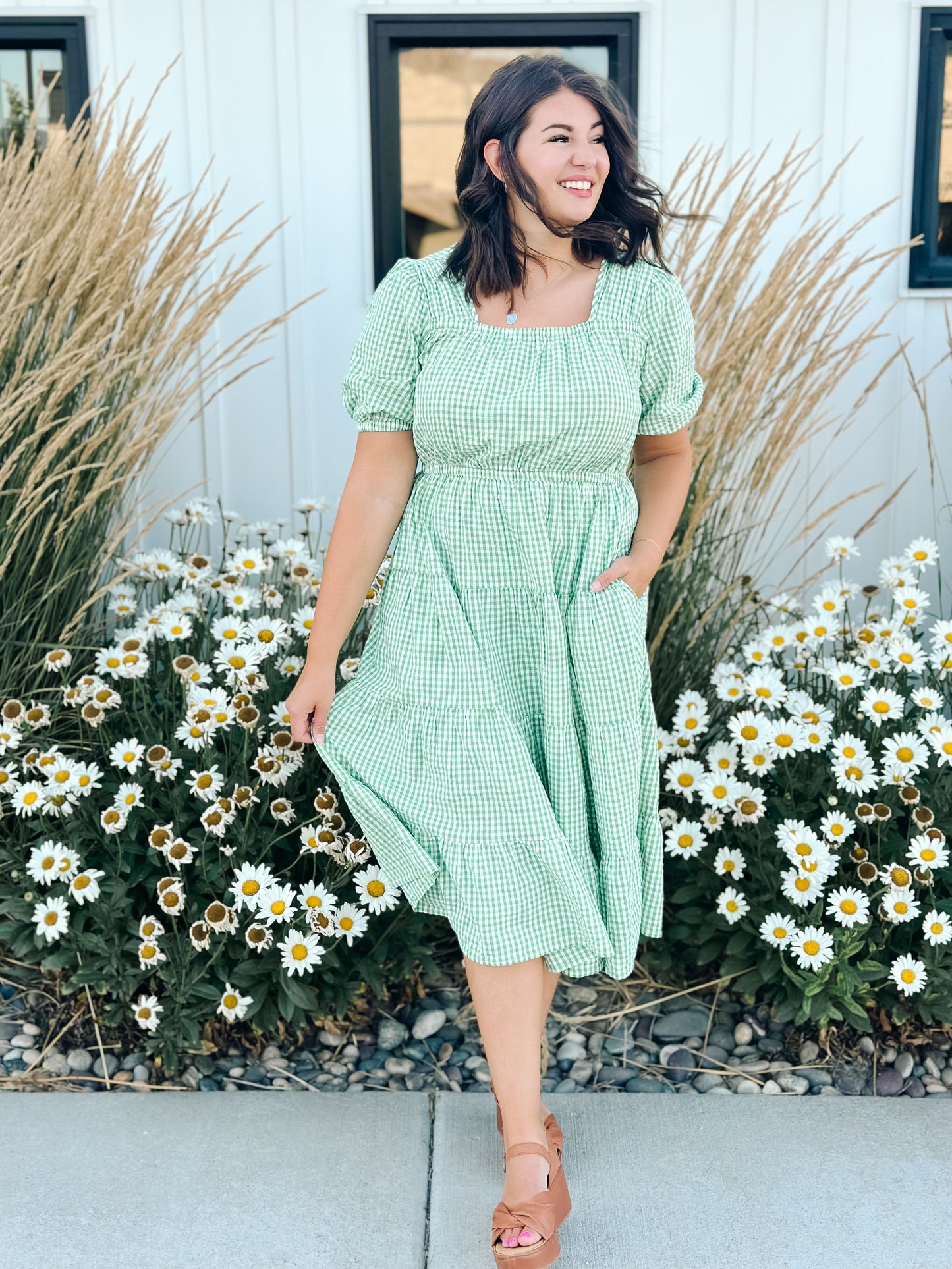 Alexi Gingham Dress