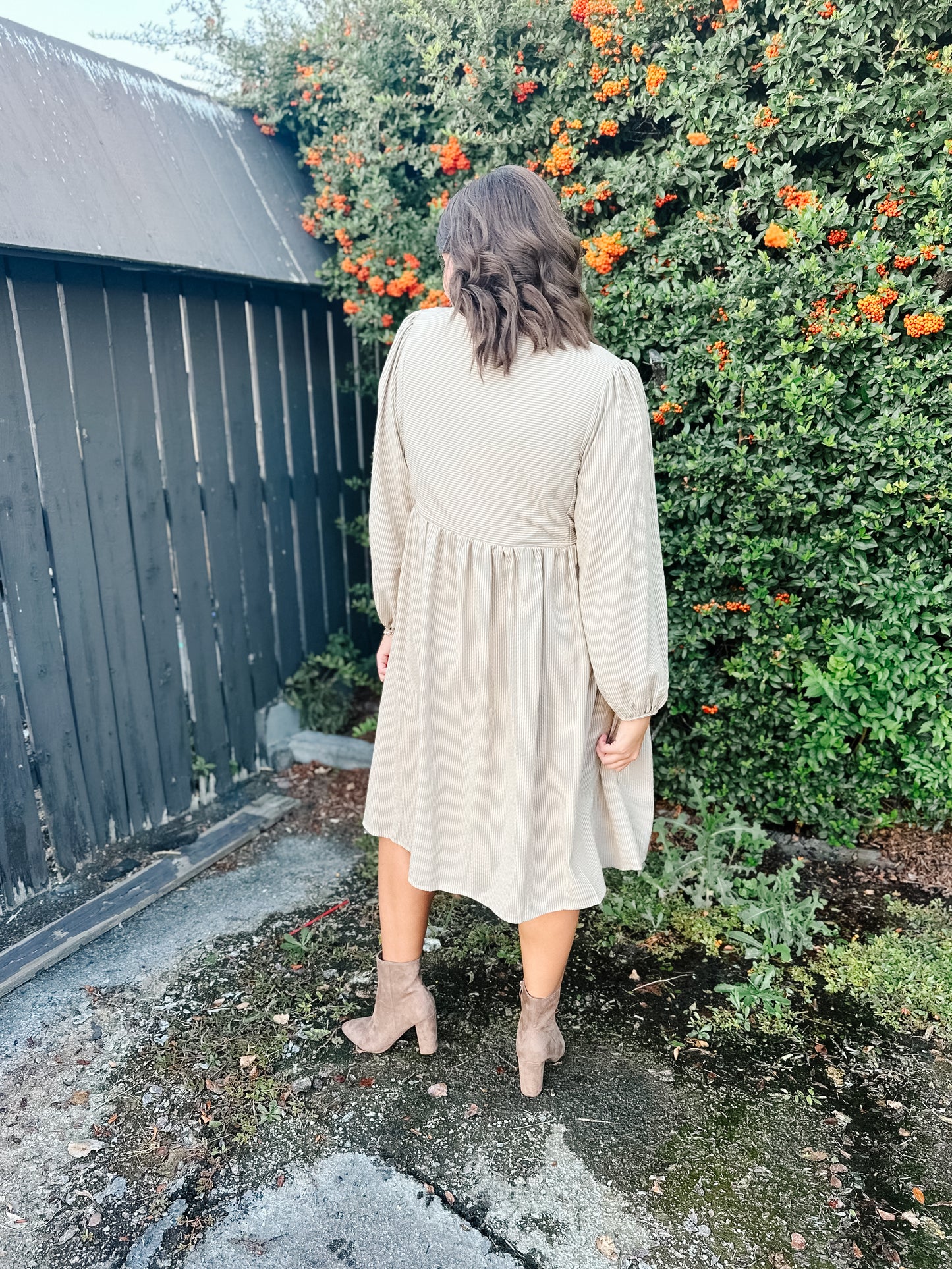 Kienna Woven Babydoll Dress