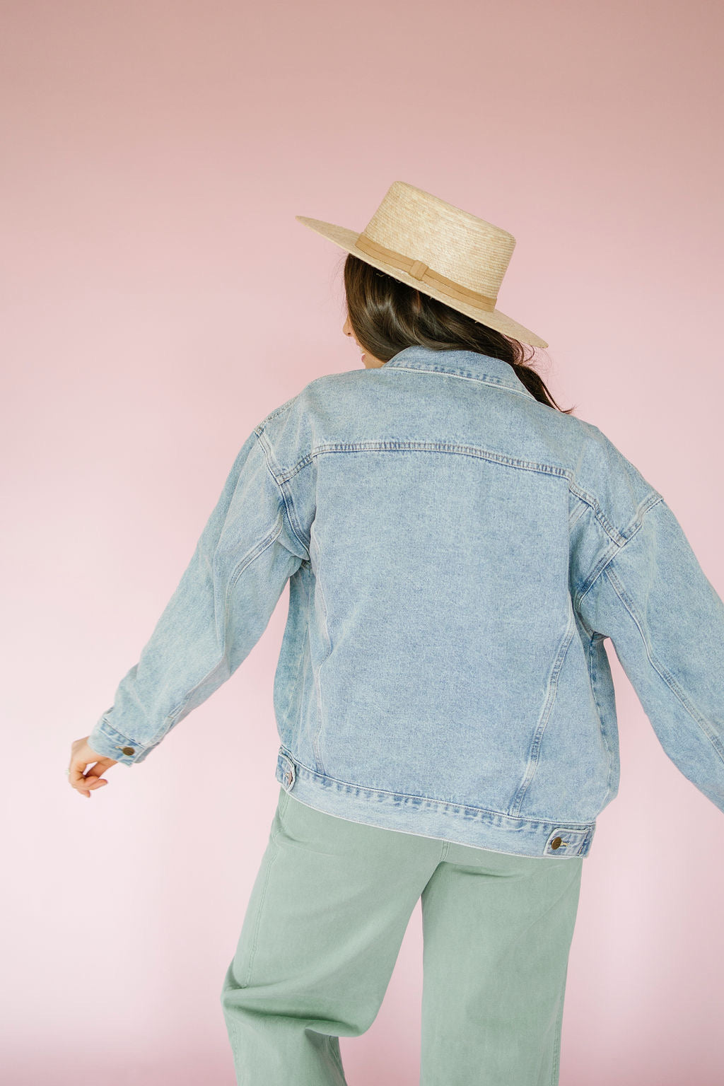 Milo Oversized Denim Jacket - Lettie Boutique