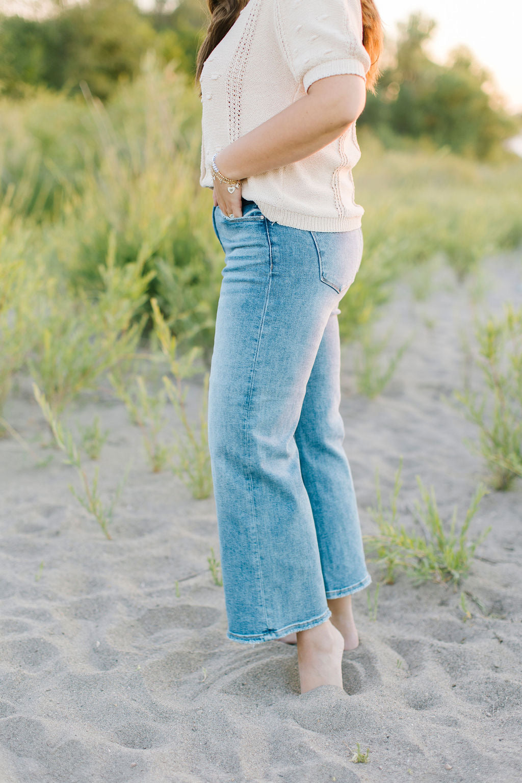 Archie Wide Leg Jeans in Medium