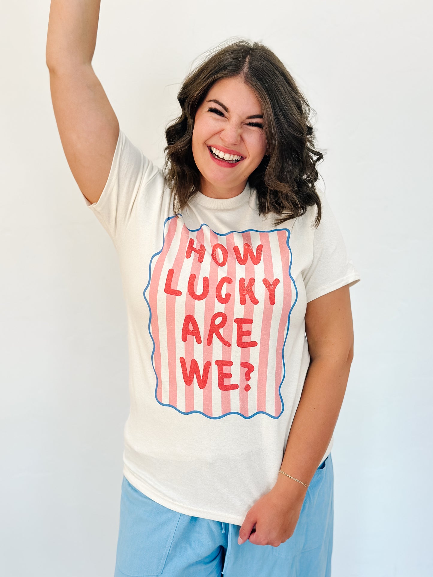 How Lucky Graphic Tee