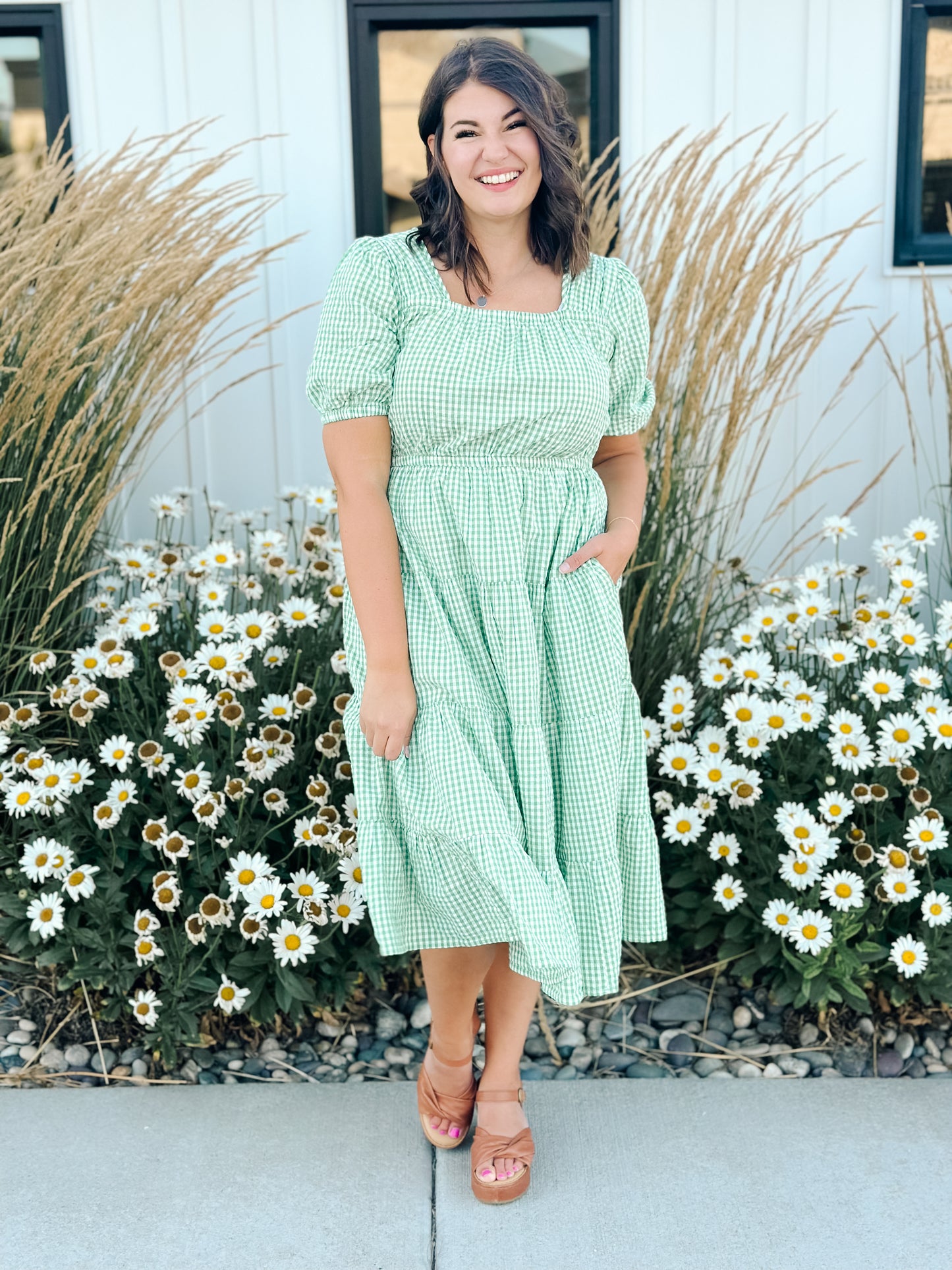 Alexi Gingham Dress