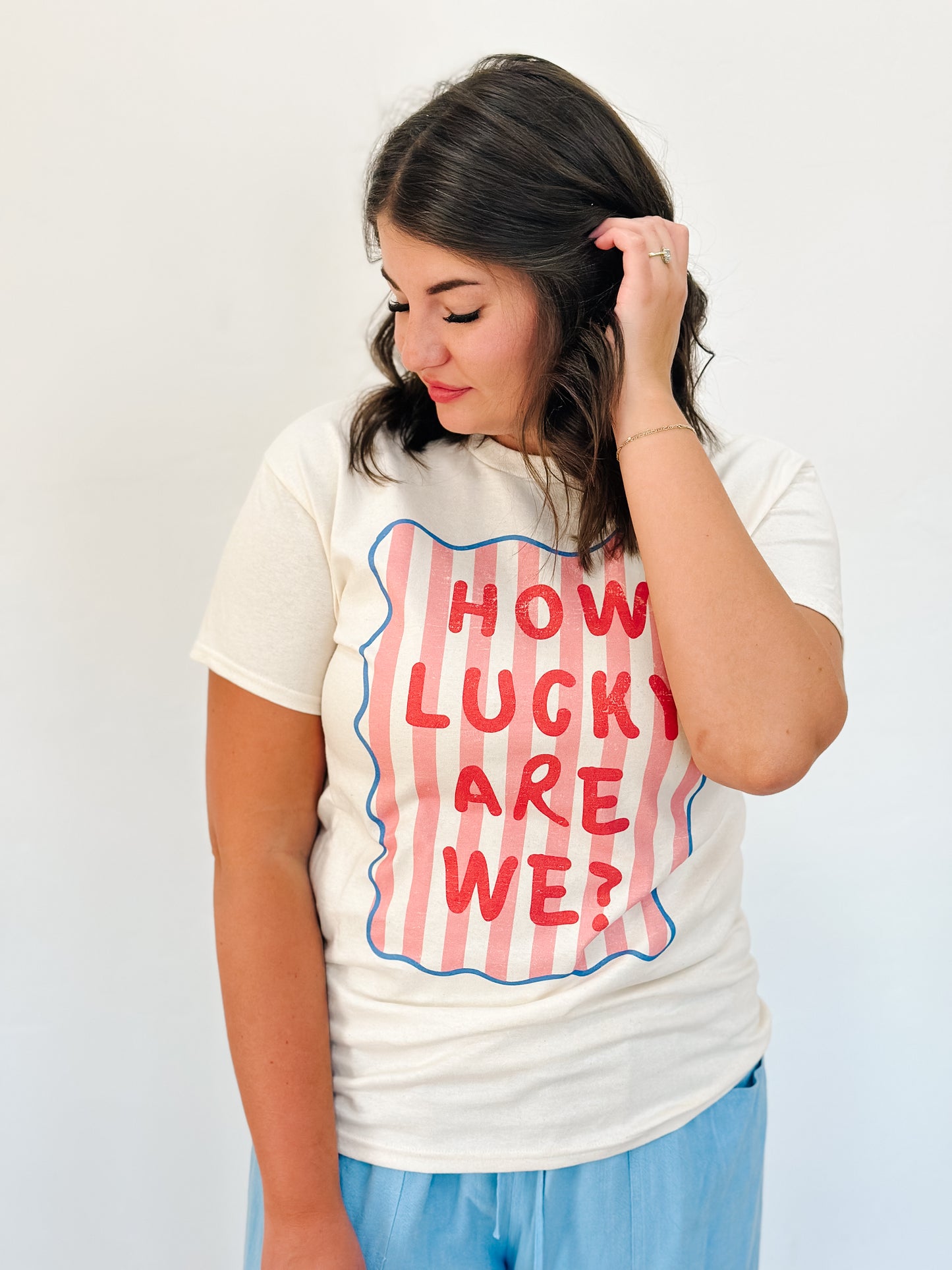 How Lucky Graphic Tee