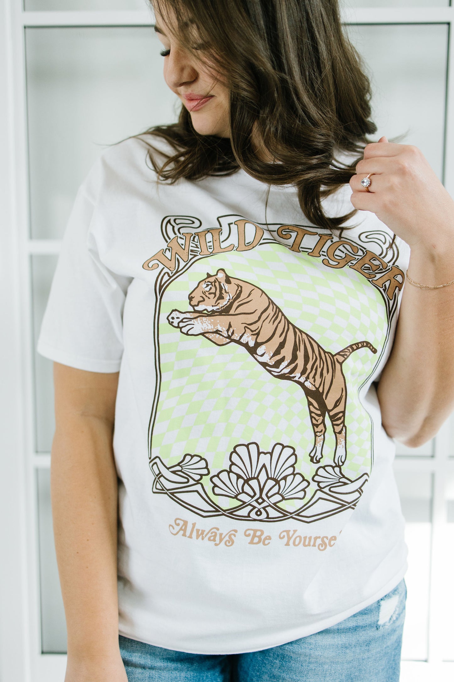 Wild Tiger Graphic Tee - Lettie Boutique