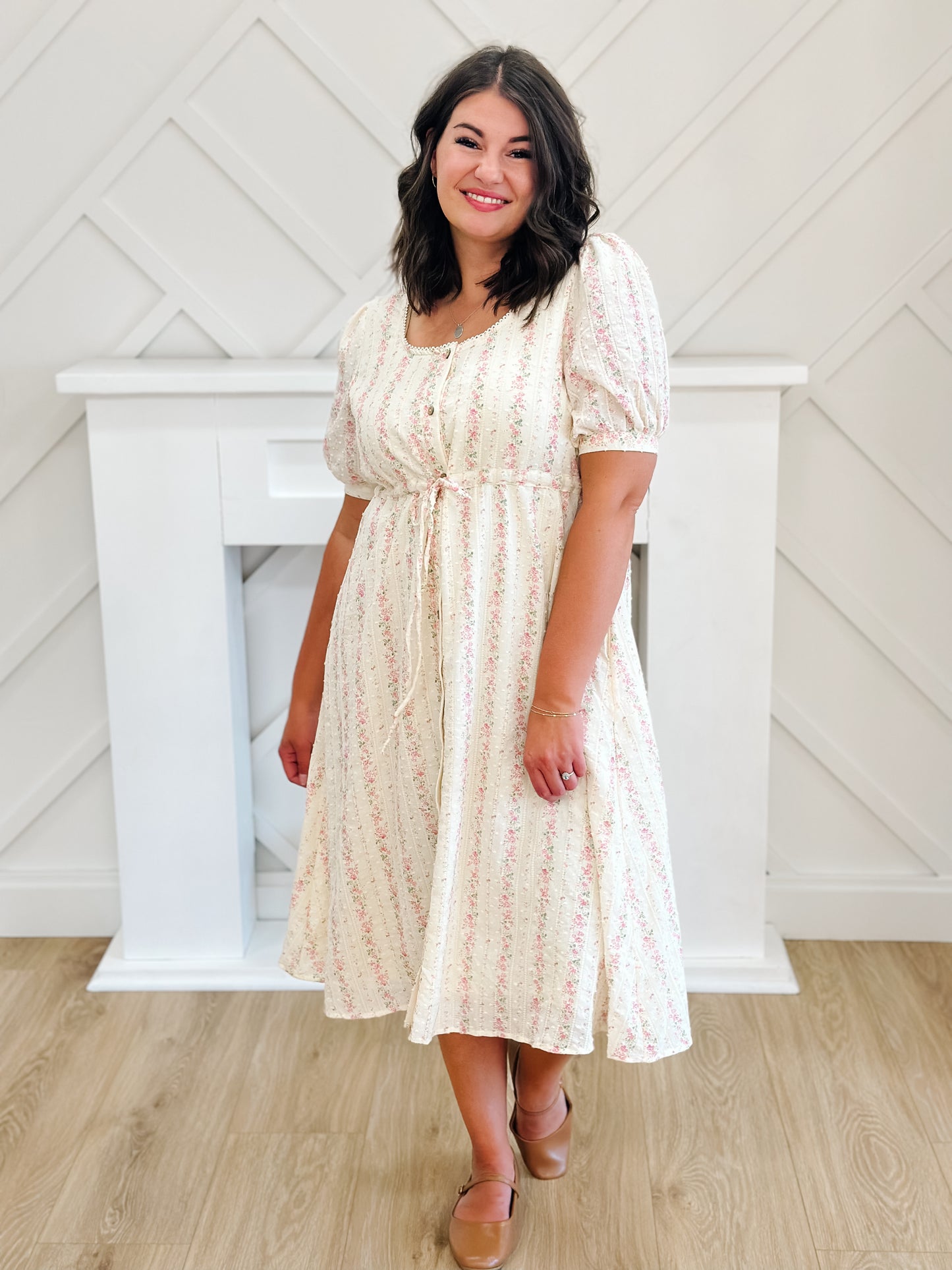 Emmie Floral Midi Dress