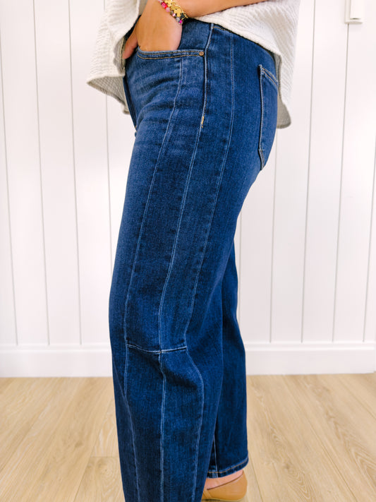 McCarthy Barrel Jeans Dark Wash