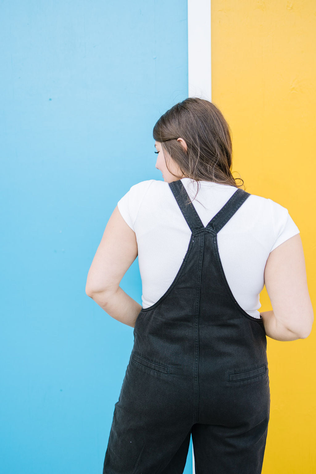 Steamboat Overalls in Black