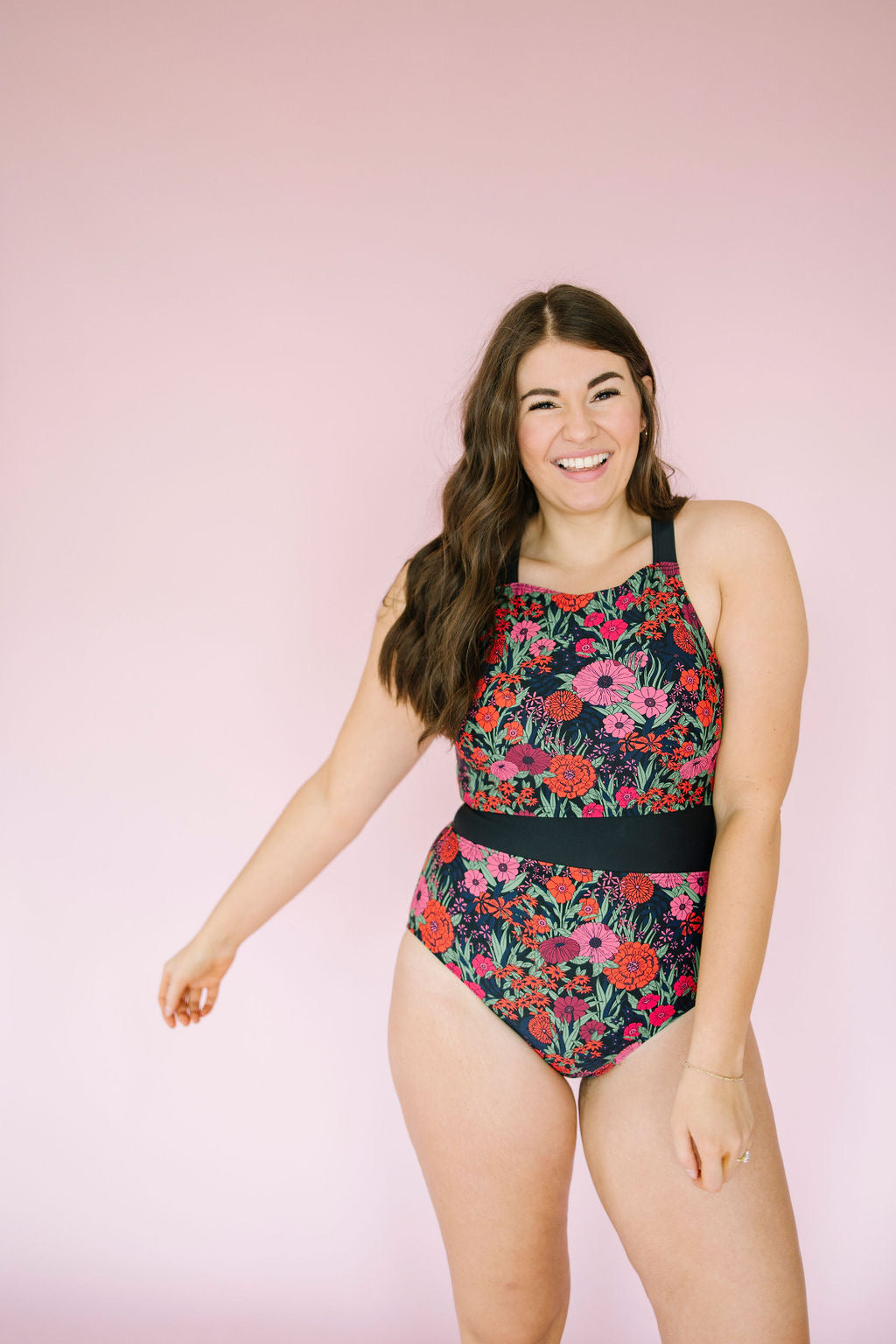 High Dive Bottom in Floral