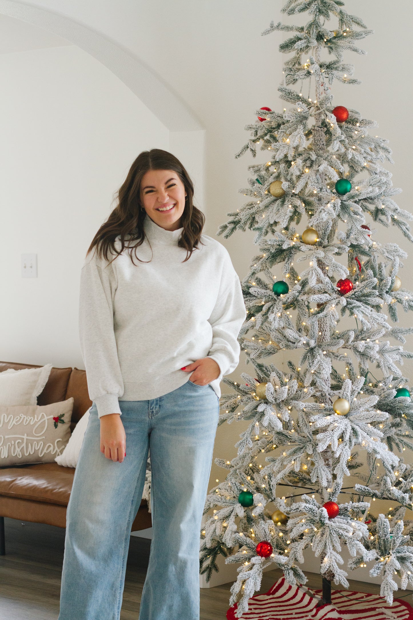 Pippa Mock Neck Pullover