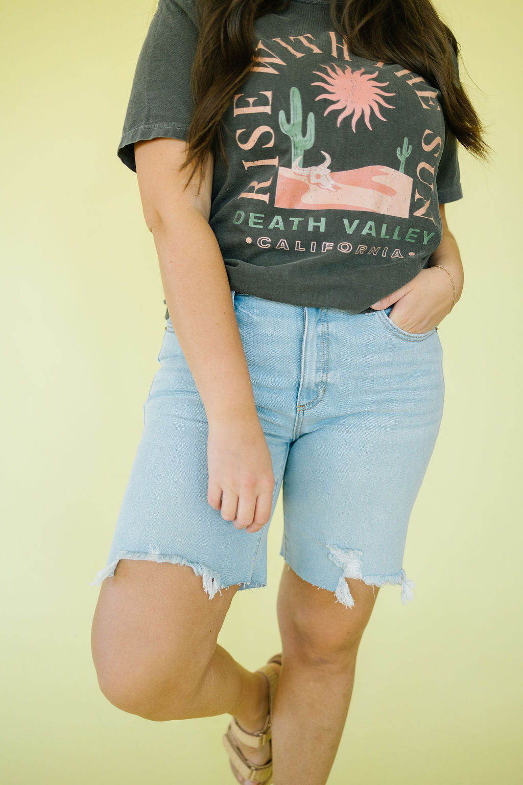 Jules Light Wash Bermudas