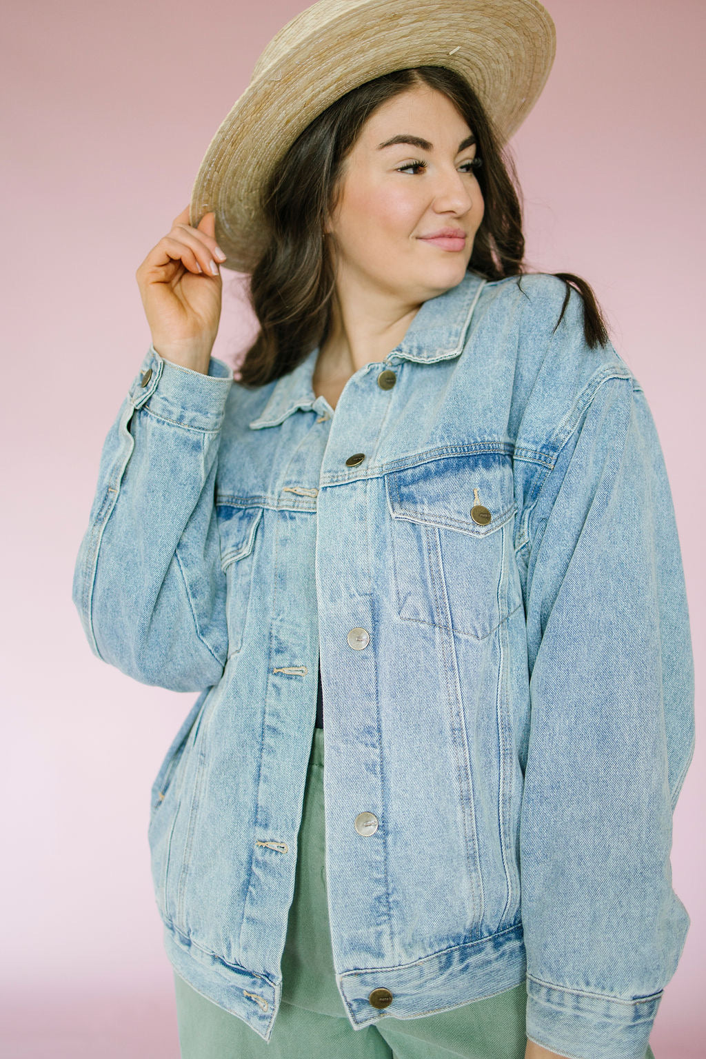 Milo Oversized Denim Jacket - Lettie Boutique