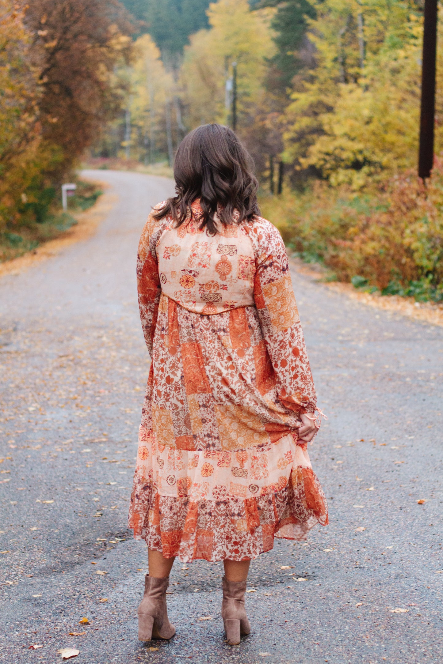 Sloane Patchwork Print Dress