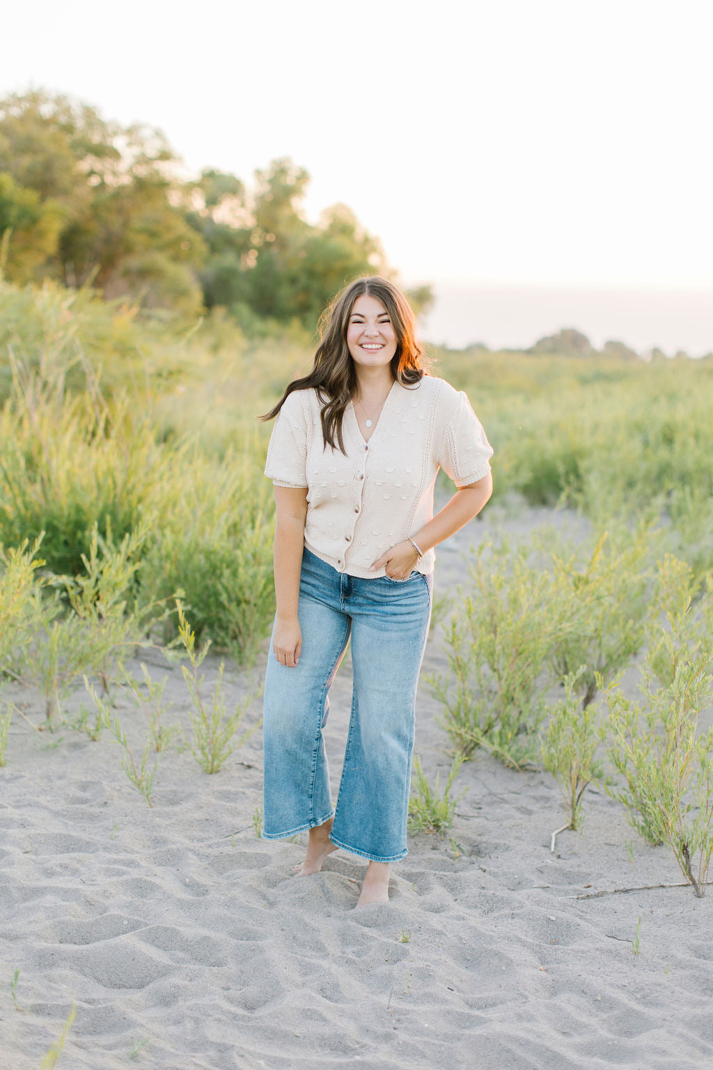 Archie Wide Leg Jeans in Medium