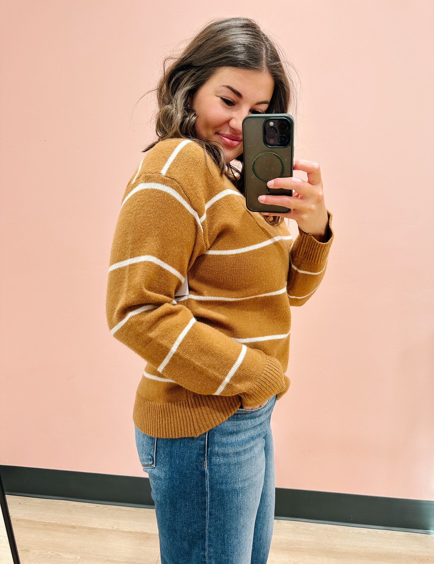 Shay Striped Sweater in Gucci