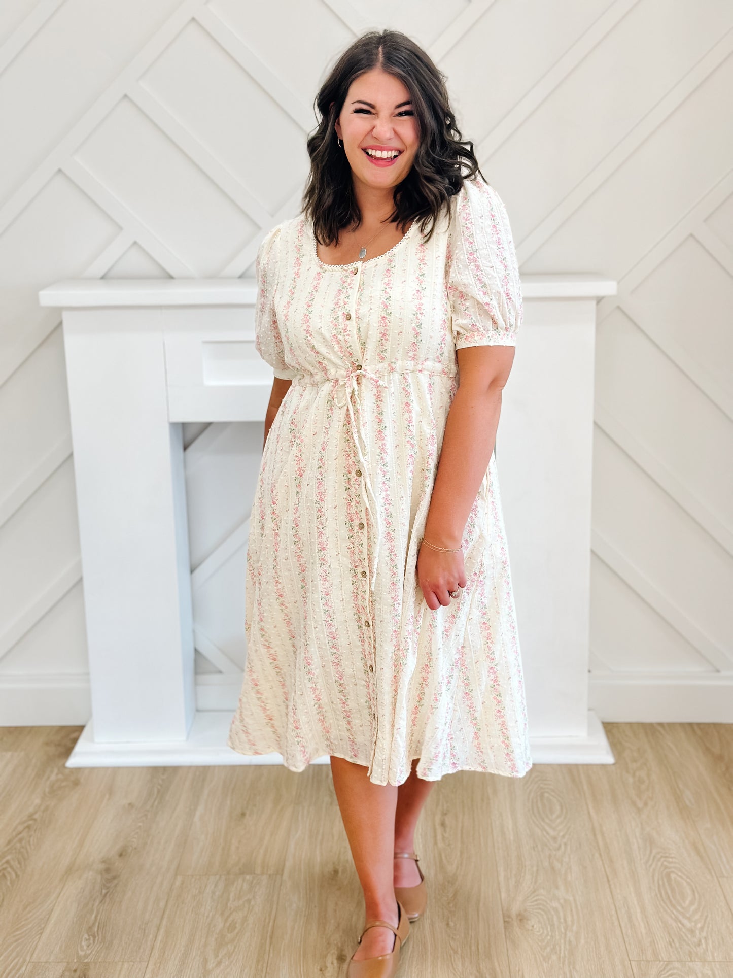 Emmie Floral Midi Dress