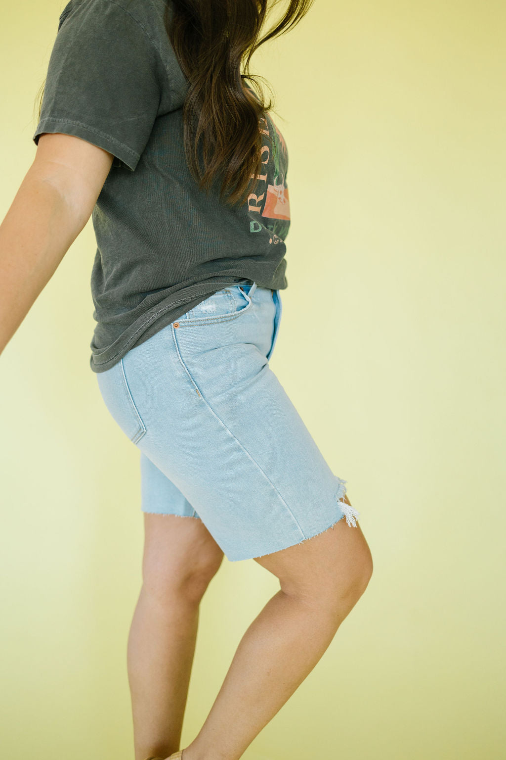Jules Light Wash Bermudas