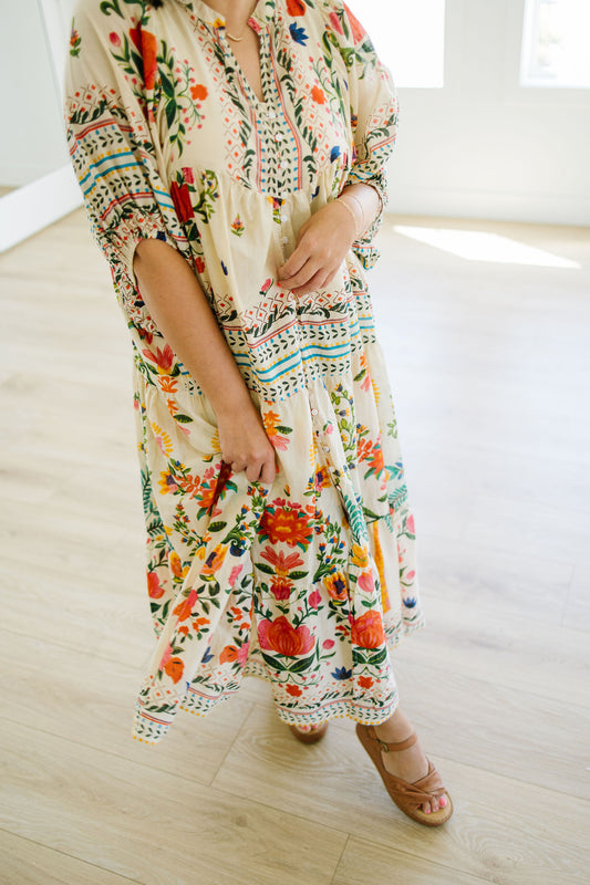 Chayse Boho Floral Maxi - Lettie Boutique