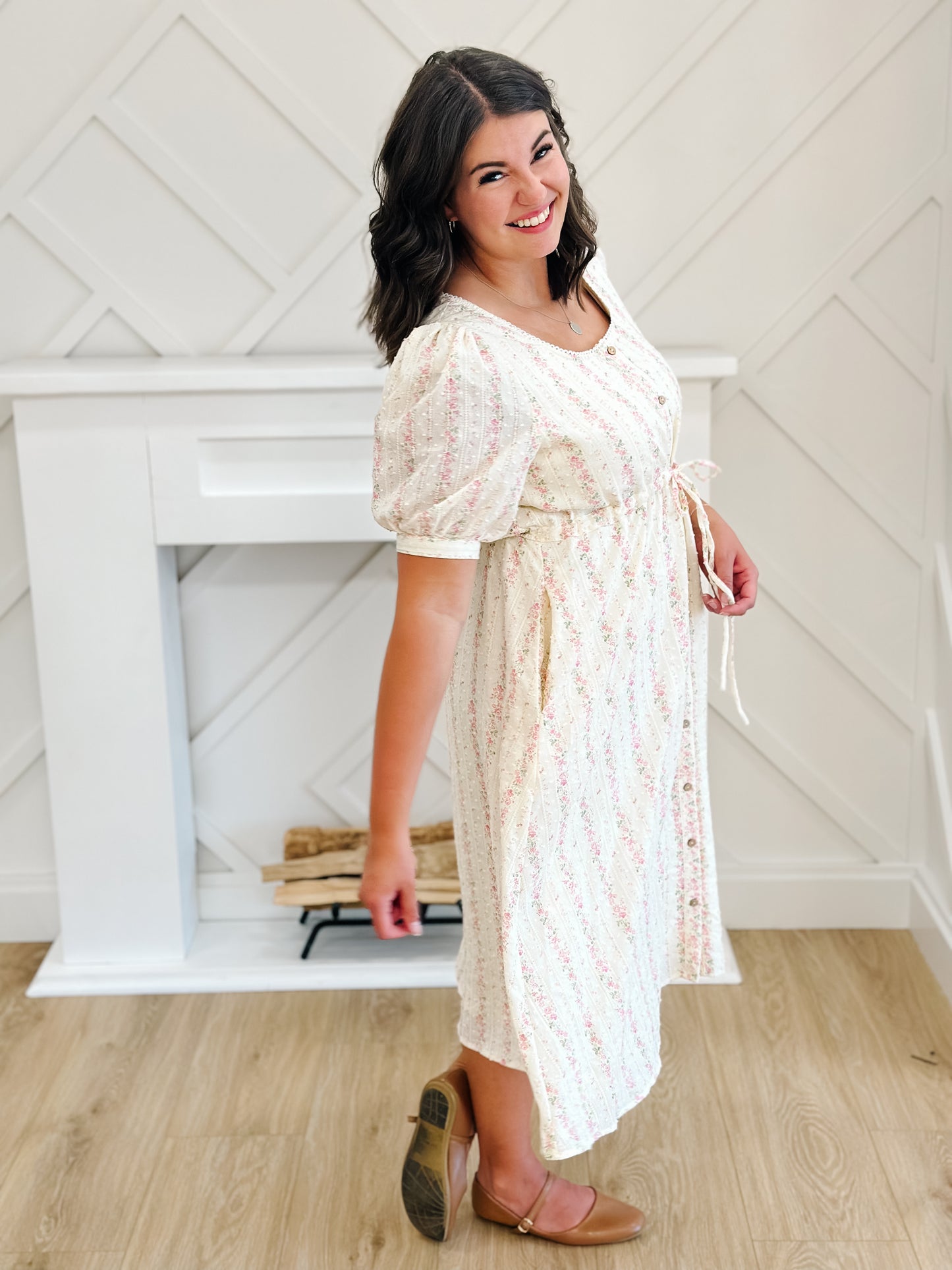 Emmie Floral Midi Dress