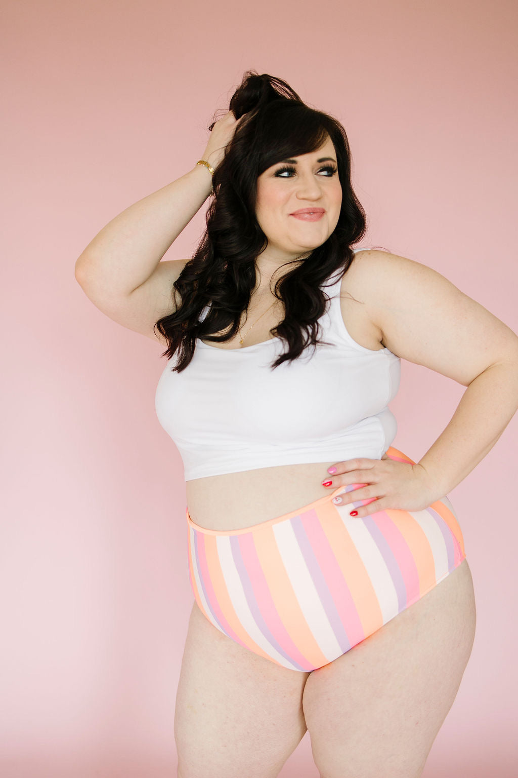 Miami Squared Neck Swim Top in Multiple Colors - Lettie Boutique
