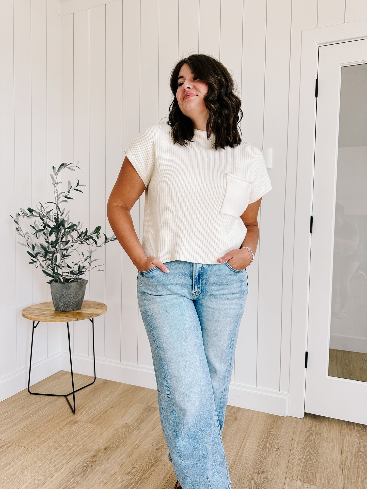 Marcus Sweater in Cream