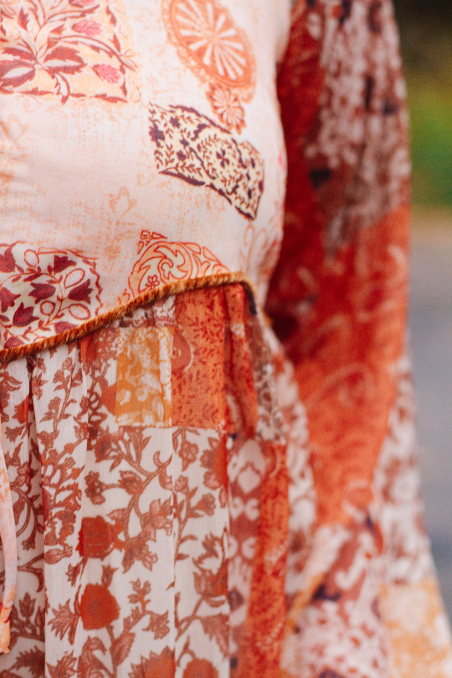 Sloane Patchwork Print Dress