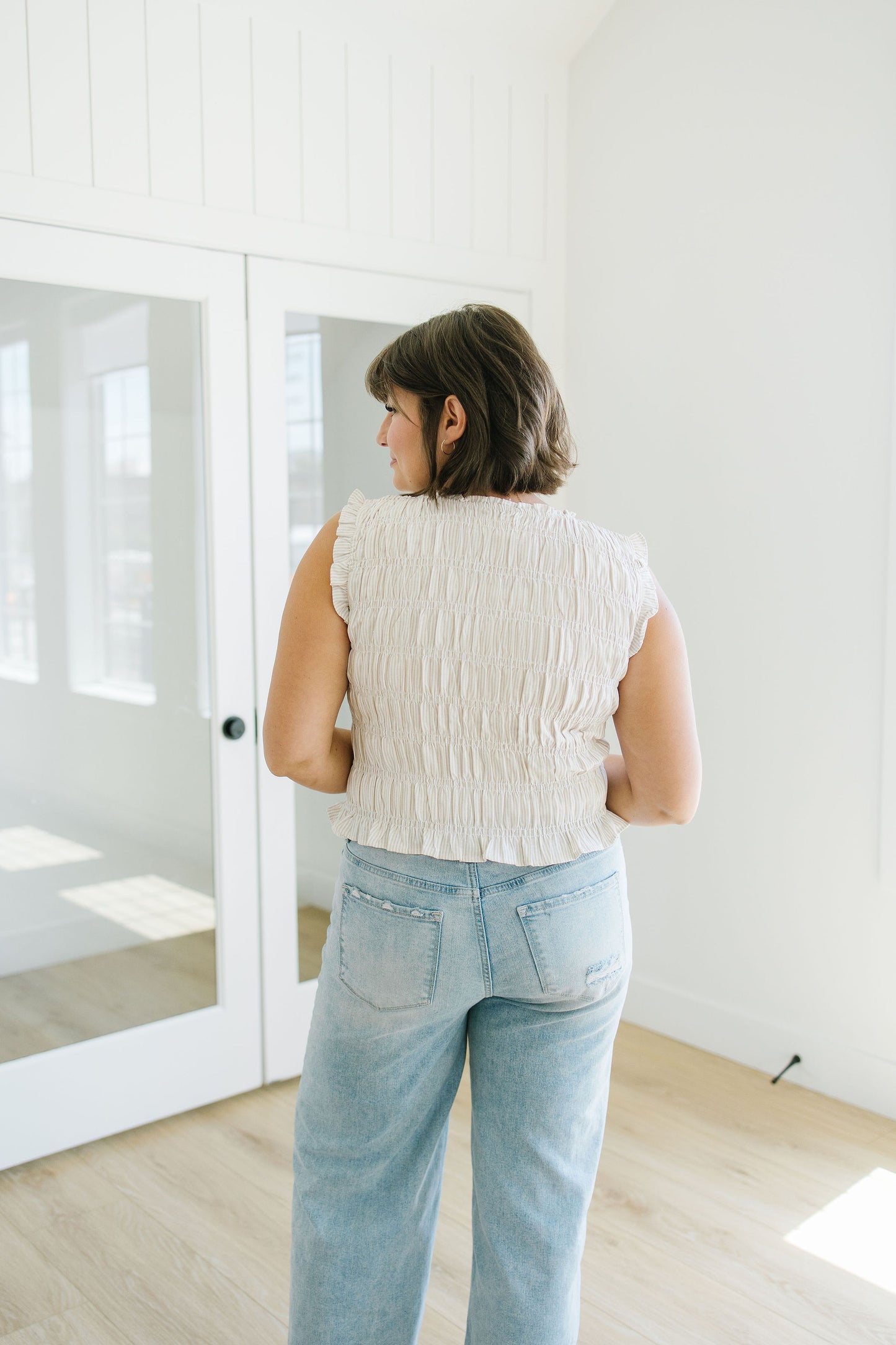 Capri Smocked Tank Top