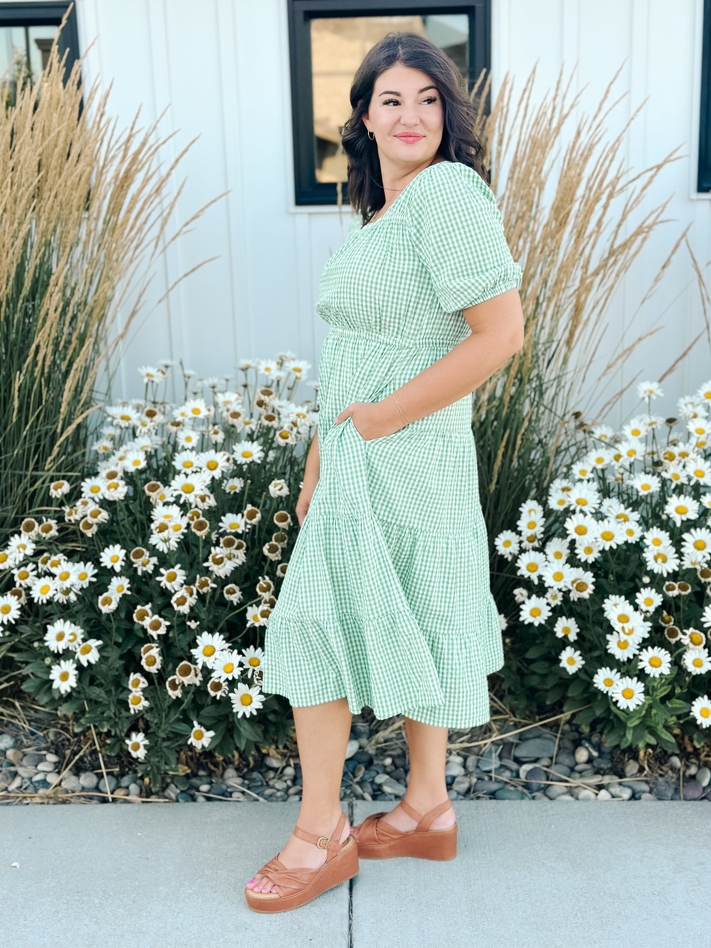 Alexi Gingham Dress