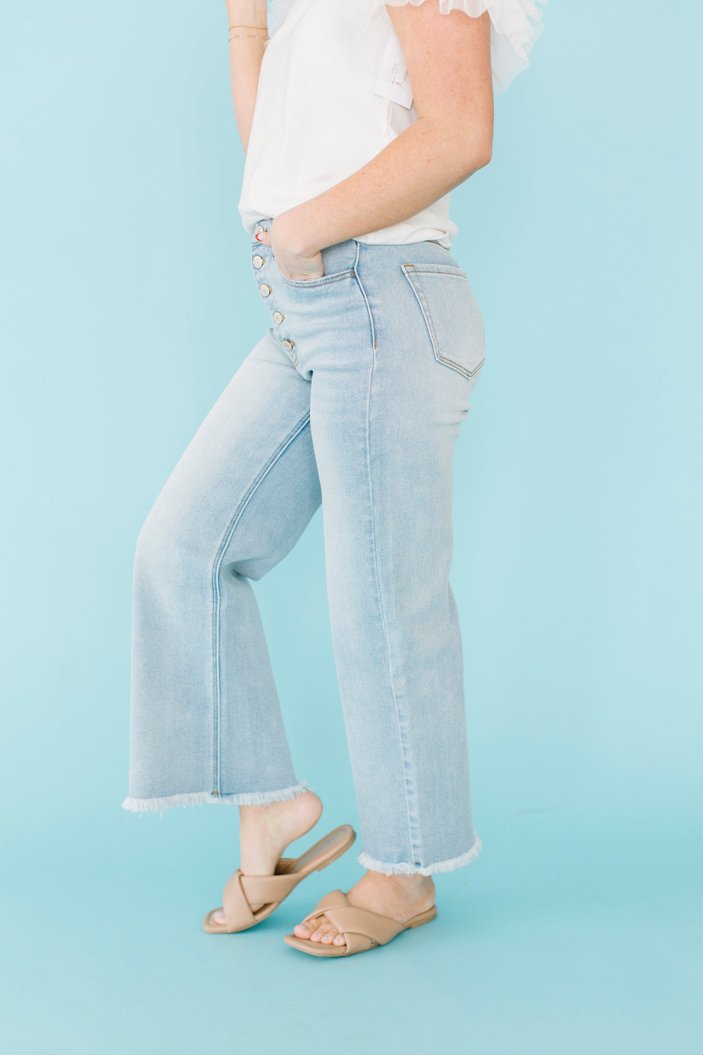 Mav Wide Leg Jeans - Lettie Boutique