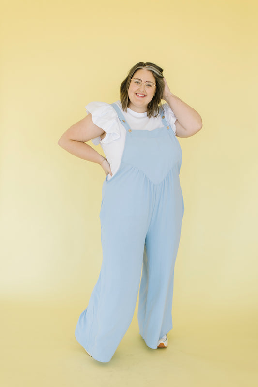 Lily Jumpsuit in Blue