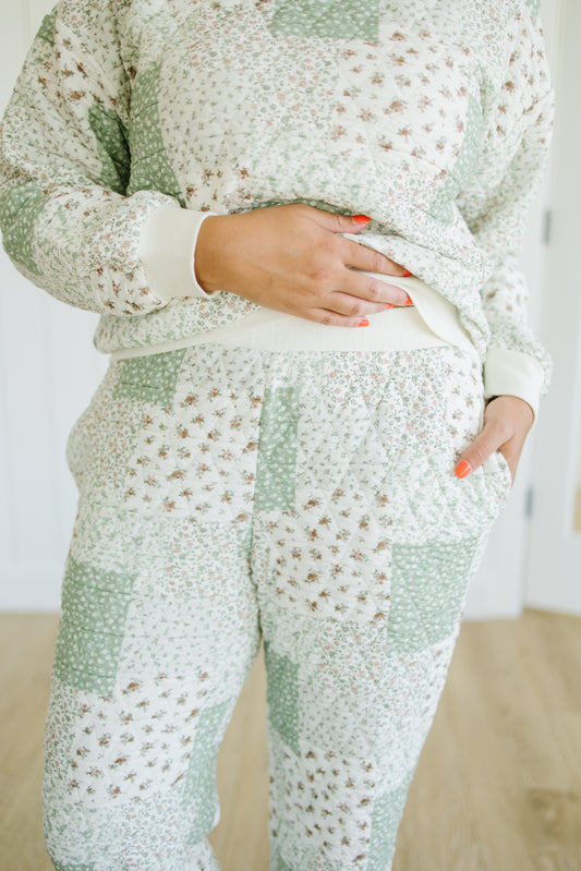 Cole Floral Quilted Pants