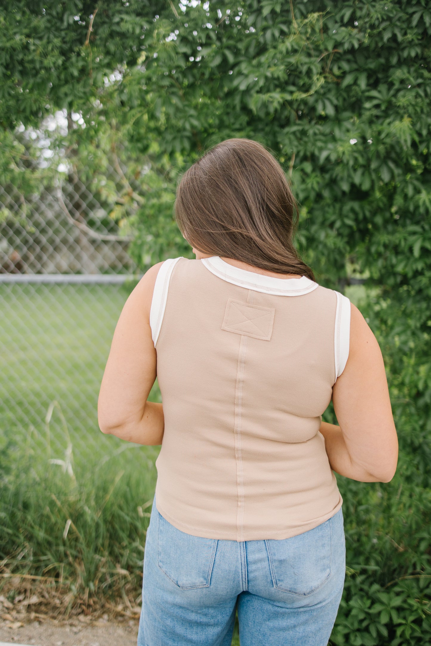 Leighton Tank in Khaki