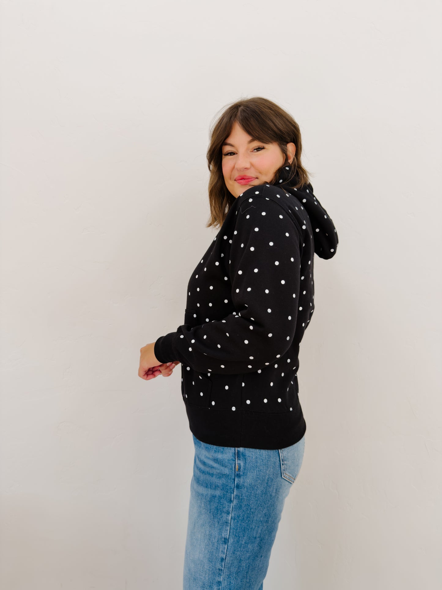Clover Polka Dot Pullover - Lettie Boutique