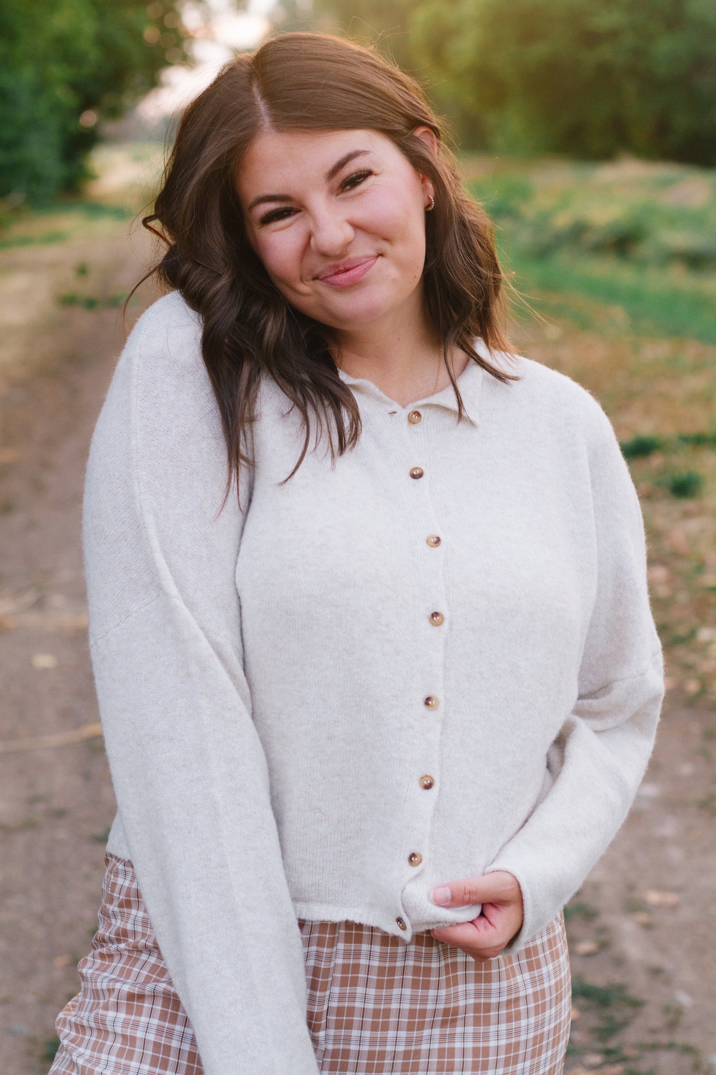 Bri Cardigan in Cream