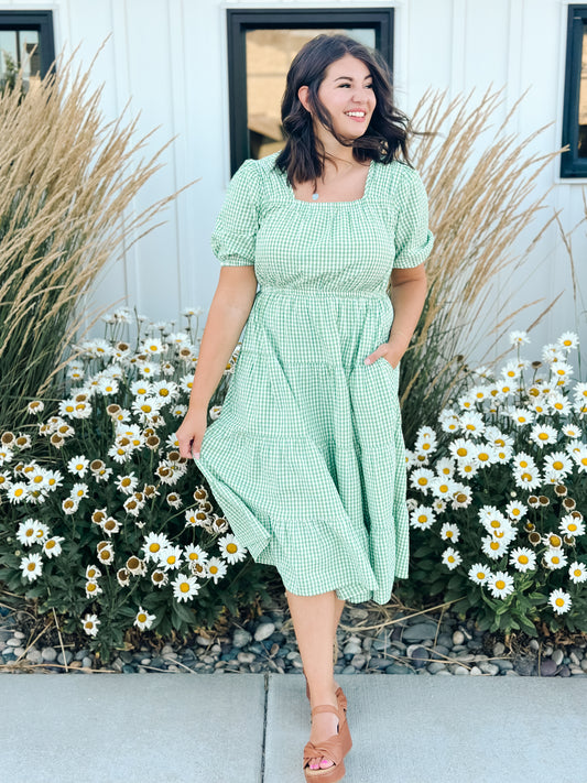 Alexi Gingham Dress