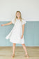 Alexi Midi Dress in White