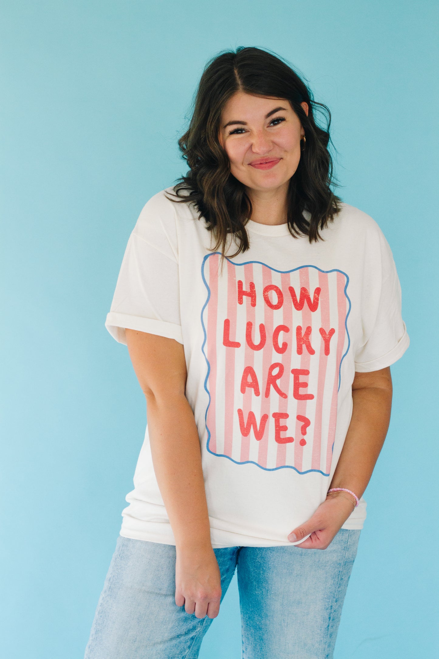 How Lucky Graphic Tee