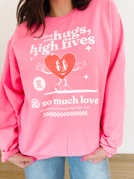 Sending You Hugs Crewneck