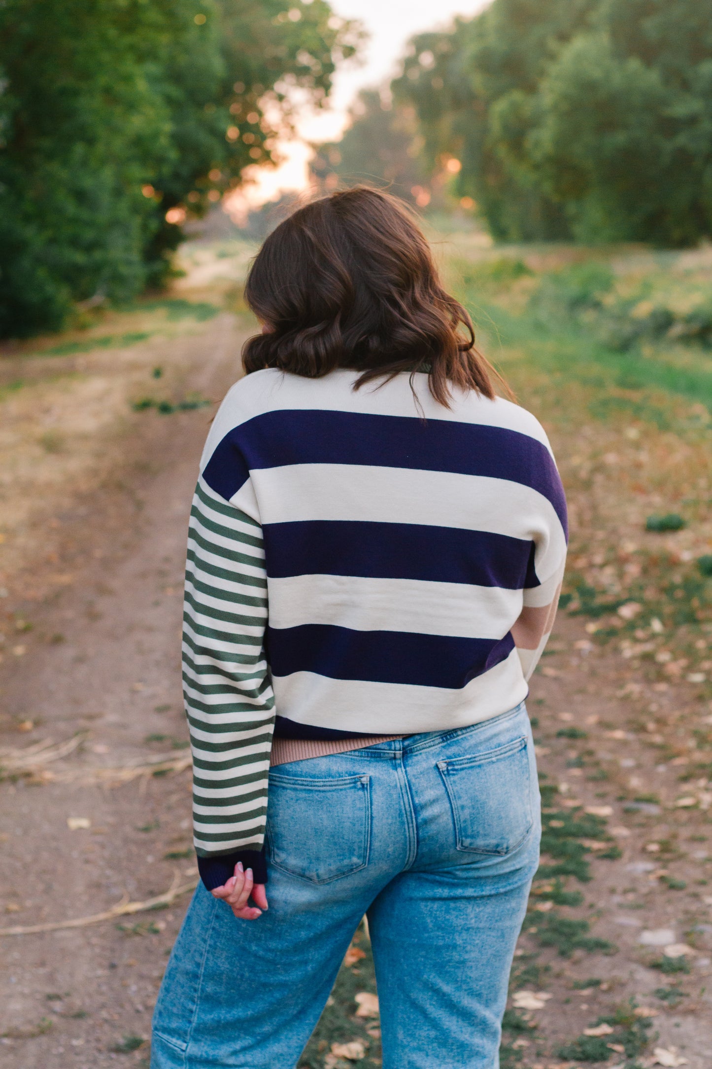 Karlie Stripe Sweater