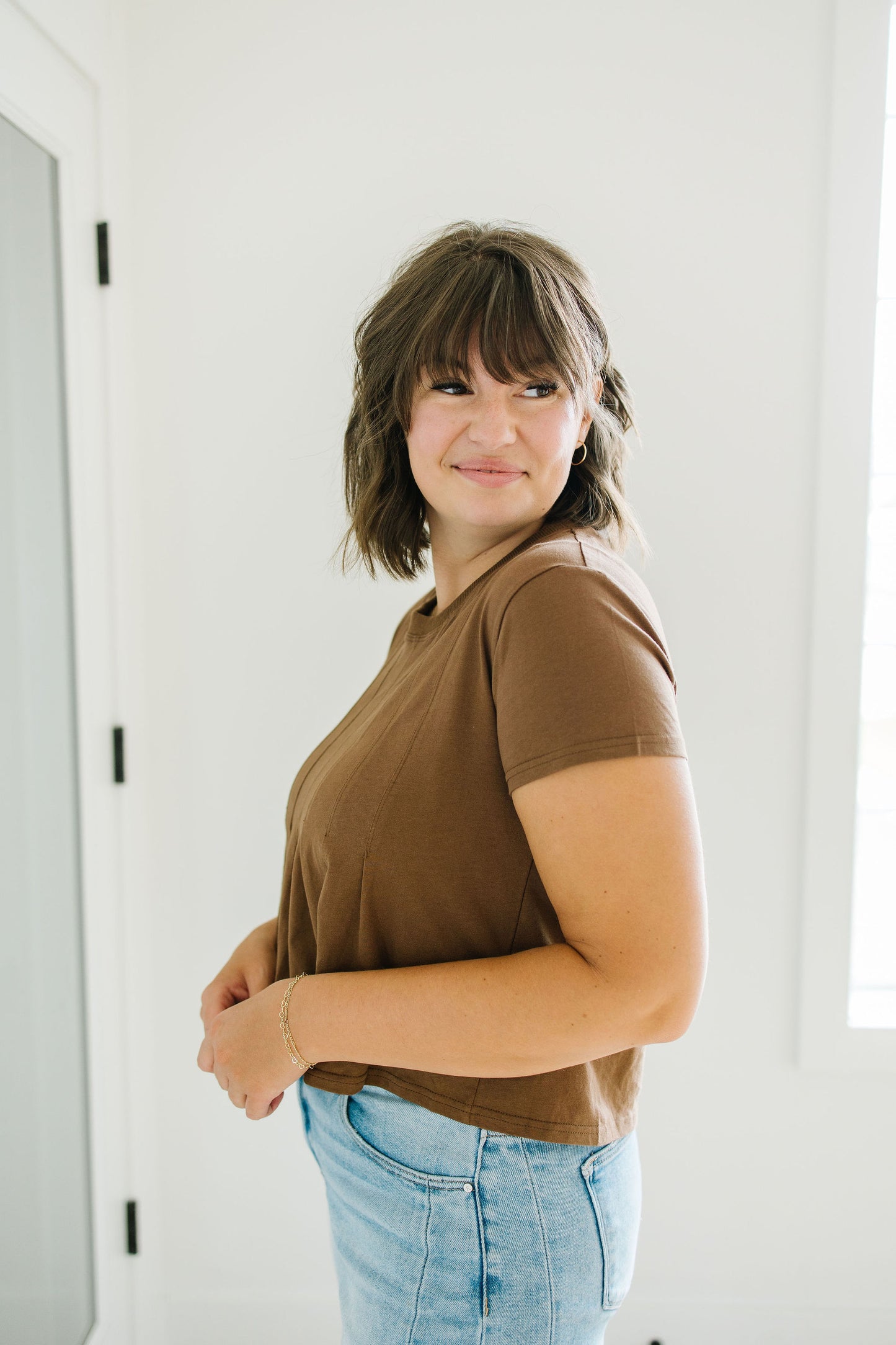 Carson Pleated Tee