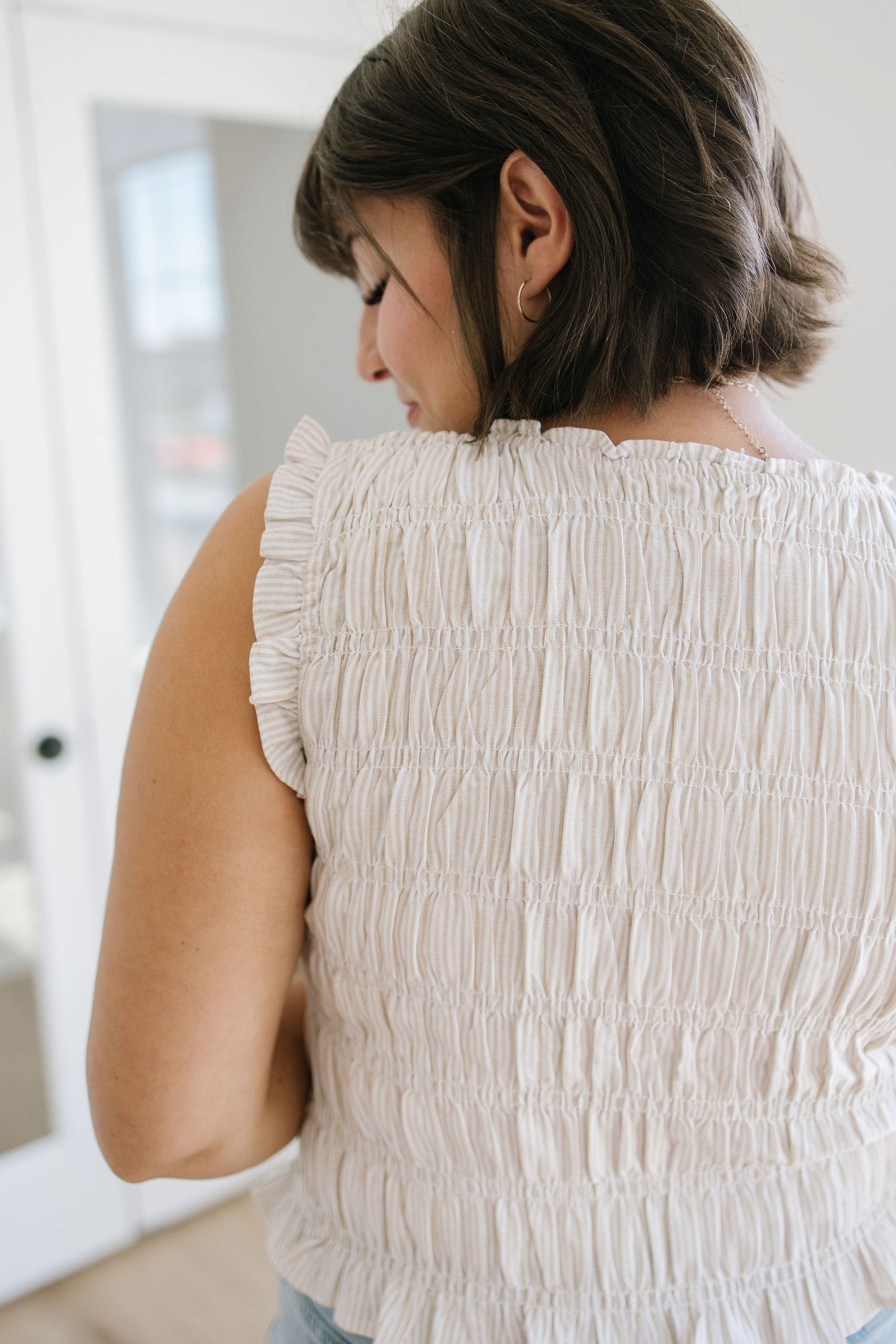 Capri Smocked Tank Top
