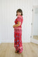Kaydree Printed Maxi Dress in Red - Lettie Boutique