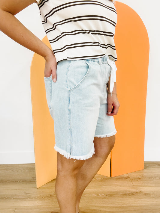 Libby Drawstring Shorts - Lettie Boutique