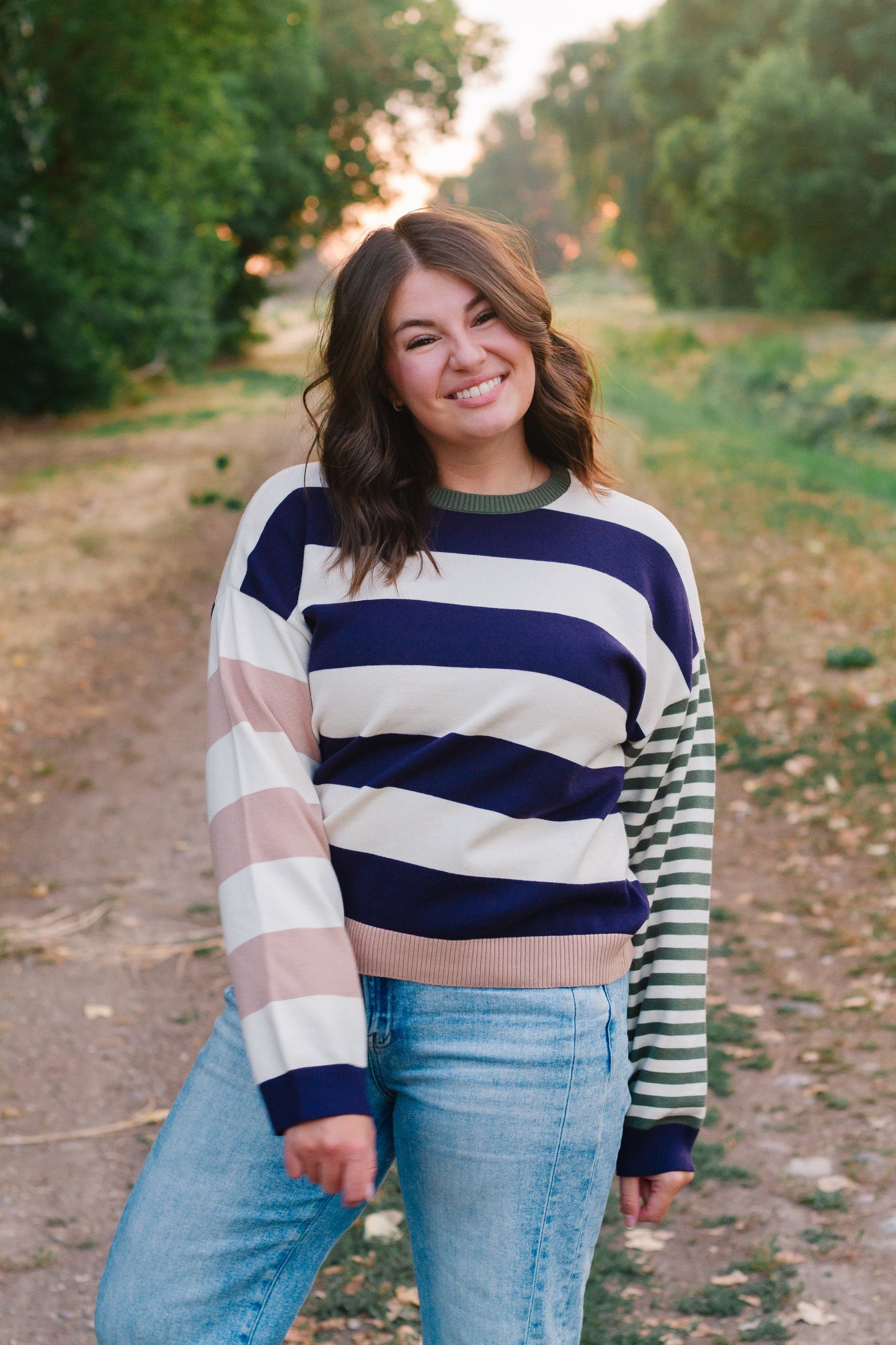 Karlie Stripe Sweater