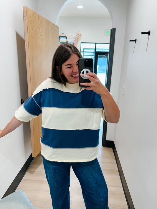 Poly ColorBlock Top