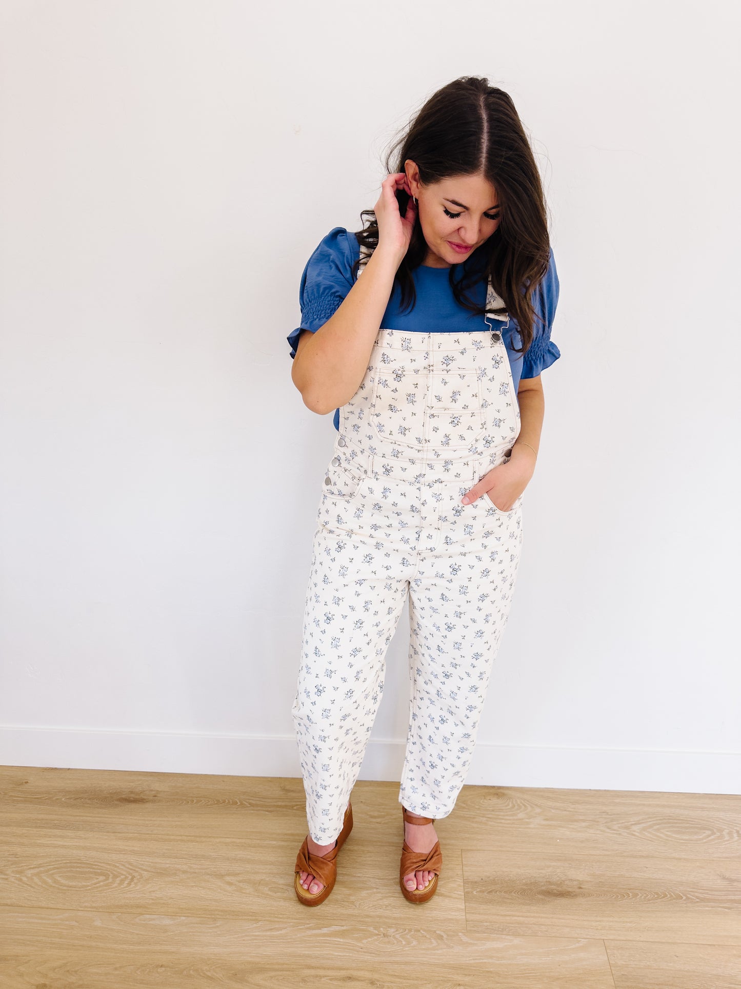 Myla Floral Overalls - Lettie Boutique