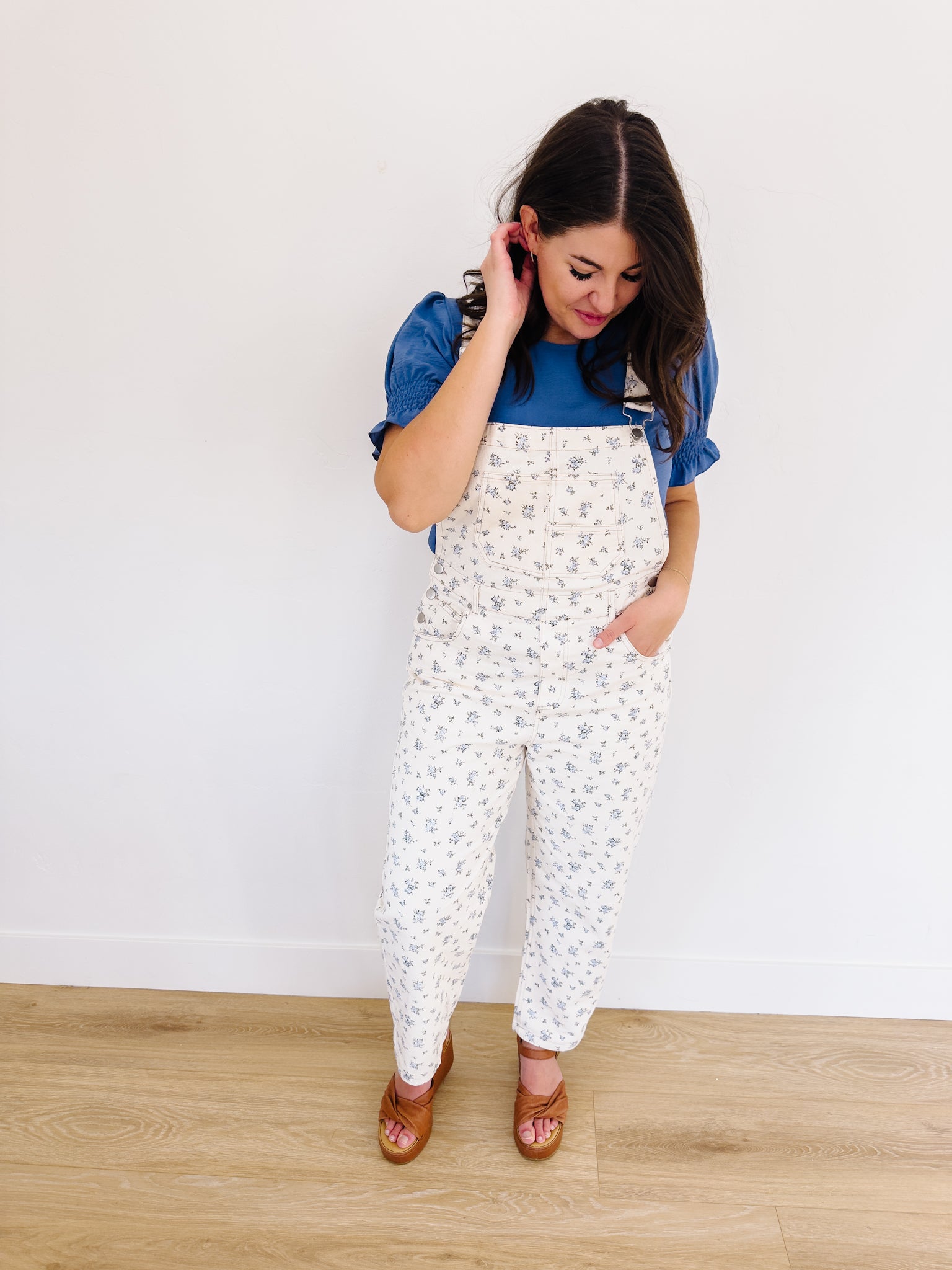 Myla Floral Overalls - Lettie Boutique