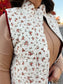 Margot Floral Puffer Vest