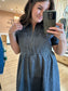 Sutton Black Denim Dress