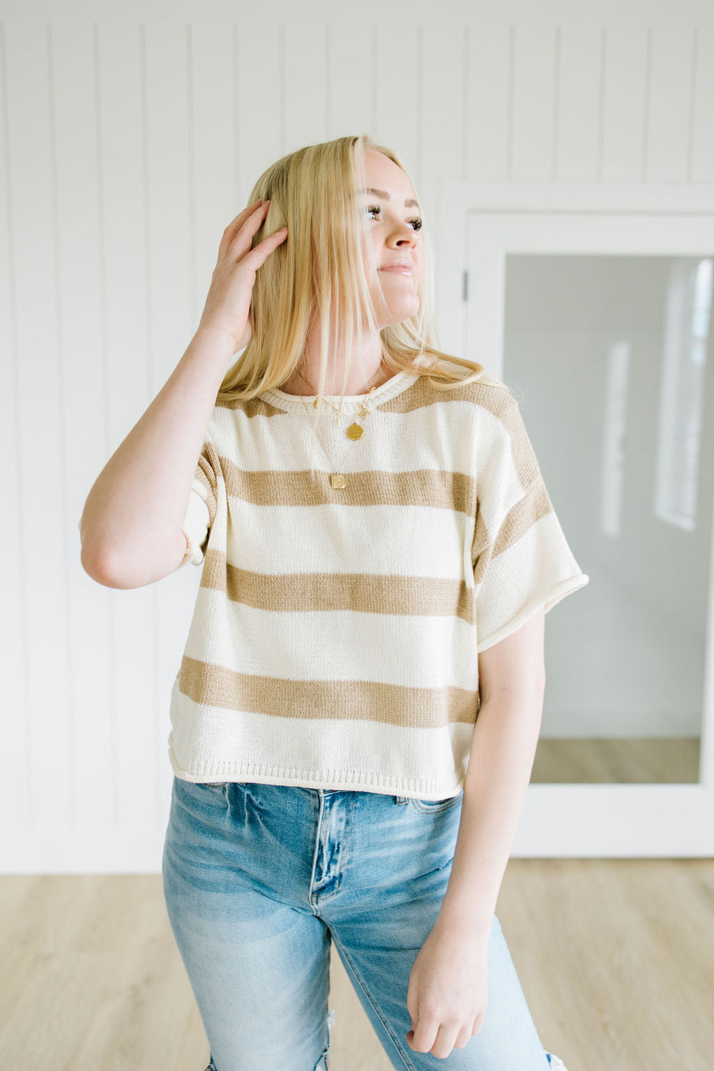 Juni Sweater in Taupe