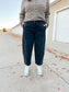 Henry Barrel Jeans in Black